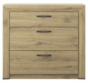 Comoda SAPORI, stejar navarra, PAL, 96x36x87 cm