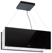 Kronleuchter XL, hotă tip insulă, 90 cm, evacuare  590 m³/h, LED, touch, negru