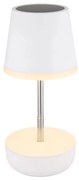 Lampă LED solară Globo 36638W 10xLED/0,06W/3V IP44 alb