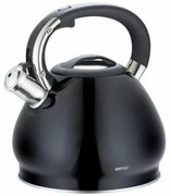 Ceainic cu fluier Kinghoff KH 1221, 3,4 l, Efect marmura, Inductie, Negru