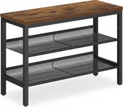 Dulap pentru incaltaminte TAYLOR cu 2 rafturi 75x50 cm, maro rustic