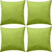 vidaXL Perne de exterior, 4 buc., verde măr, 45 x 45 cm