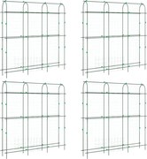 vidaXL Spaliere de grădină plante cățărătoare 4 buc. oțel, cu cadru U