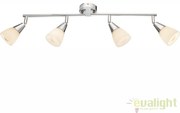 Lustra aplicata design modern 4 spoturi finisaj cromat TADEUS 54919-4 GL