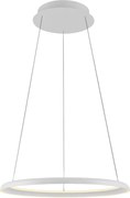 Schöner Wohnen QUILLO lustră suspendată pe cablu, LED 36 W, 230 V, Ø 60 cm, reglabilă, albă (15570-16-LED)