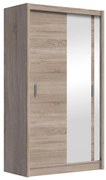 Dulap cu oglindă SABRINA 150x215 cm, stejar sonoma