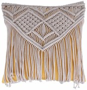 Pernă decorativă din material textil 45x45 cm Macrame – VDE Tivoli 1996