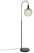 Lampa de podea de design neagră cu sticlă fumurie - Chico