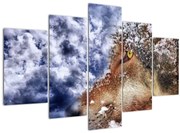 Tablou cu lup (150x105 cm)