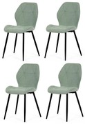 Set de scaune de sufragerie CT-285 GRN2, 4 buc.