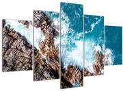 Tablou cu stânci și mare (150x105 cm)