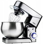Mixer planetar Voltz V51115F, 1600W, Tot metal, 5 litri, 6 viteze, LED, Otel inoxidabil