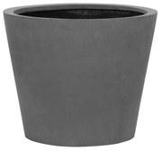 Květináč Bucket, barva šedá, více velikostí - PotteryPots Mărime: M - v. 50 cm, ⌀ 58 cm