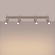 Brilagi - Spot LED CRESTO 4 x GU10, 10 W, 230 V, taupe