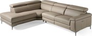 Coltar design LUX cu sezlong stanga, functia relax Serena AC-5320-L