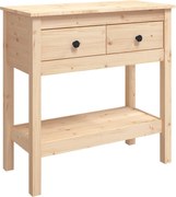 vidaXL Masă consolă, 75x35x75 cm, lemn masiv de pin