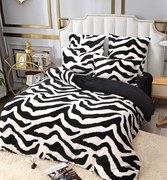 Set Lenjerie De Pat Cocolino 6 Piese, Pat 2 Persoane - Zebra