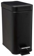 Cos gunoi 5FIVE, cu pedala, negru, 5 litri