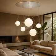Lustra suspendata moderna MAPA BIANCO SP5 043562