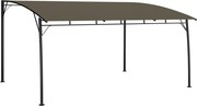vidaXL Copertină pavilion de grădină, gri taupe, 4 x 3 x 2,55 m