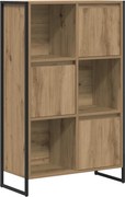 vidaXL Dulap pentru cărți Stejar artizanal 68 x 30 x 108.5 cm