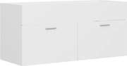 vidaXL Dulap pentru chiuvetă, alb, 100x38,5x46 cm, PAL