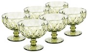 Set de cupe de îngheţată, 6buc, 300 ml, verde, BAROLO TYPE 5