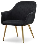 Fotoliu Osmol F (negru + auriu). Promo -15%. 1110360