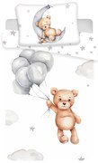 Lenjerie de pat pentru copii din bumbac pentru pătuț 100x135 cm Teddy Bear – Jerry Fabrics