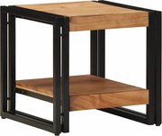 vidaXL Masă de cafea Maro 40 x 40 x 38 cm Lemn Solid de Acacia