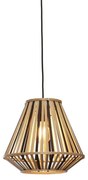 Lustra/Pendul eco din bambus Merapi diamond, bl/nat