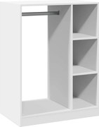 vidaXL Dulap, alb, 77x48x102 cm, lemn prelucrat