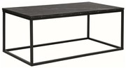Masuta de cafea cu blat cu decor de marmura ROSSI A 110x60 negru