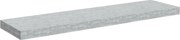 vidaXL Raft de perete suspendat, gri beton, 90x23,5x3,8 cm, MDF