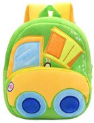 Ghiozdan pentru prescolari din plus, Verde, Bucket Car - GPC-24