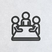 DUBLEZ | Plăcuță din lemn pentru ușă - Sală de ședințe