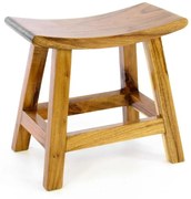 Taburet din lemn de suar, lemn masiv, tratat