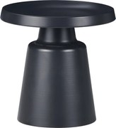 Masuta Cafea Laterala Gonda Metal Negru Diametru 50 Cm