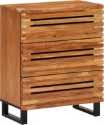 vidaXL Dulap, 60x34x75 cm, lemn masiv de acacia