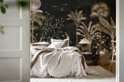 Tapet Magnolia Jungle, Black, Rebel Walls