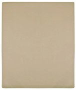 vidaXL Cearșaf de pat cu elastic, gri taupe, 90x200 cm, bumbac