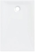Cadita de dus dreptunghiulara Geberit Nemea acril alb 120x80 cm