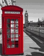 Pictura pe numere cu un cadru "Londra" 50x40 cm