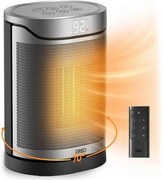 Încălzitor cu ventilator DREO Atom 318, 1500 W, până la 20 m2, 5 moduri, HeatShield360, temporizator, gri/negru