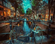 Pictura pe numere cu un cadru "Amsterdam 2" 50x40 cm