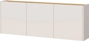 Dulap crem cu aspect de lemn de stejar suspendat 138x52x25 cm Libbiano – Germania