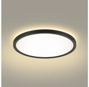 Plafonieră LED pentru baie Brilagi ULTRA SLIM LED/18W/230V d. 30 cm negru IP54