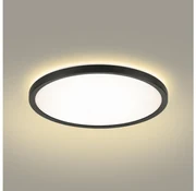 Plafonieră LED pentru baie Brilagi ULTRA SLIM LED/18W/230V d. 30 cm negru IP54