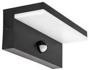 Aplică LED de exterior cu senzor Rabalux 77115 ZARAGOZA LED/9W/230V IP54 negru