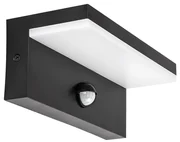 Aplică LED de exterior cu senzor Rabalux 77115 ZARAGOZA LED/9W/230V IP54 negru
